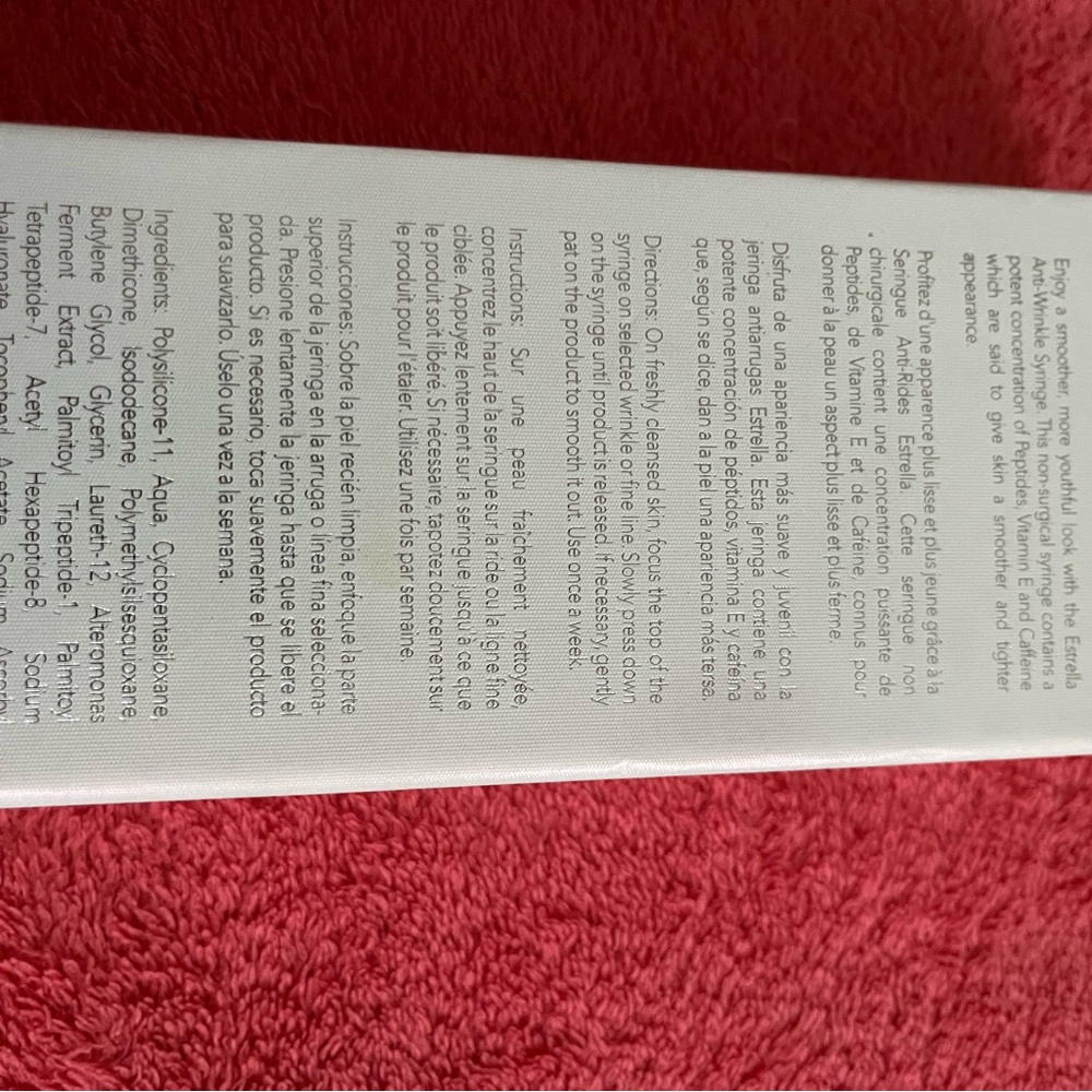 Celestolite Estrella Anti-Wrinkle Syringe
